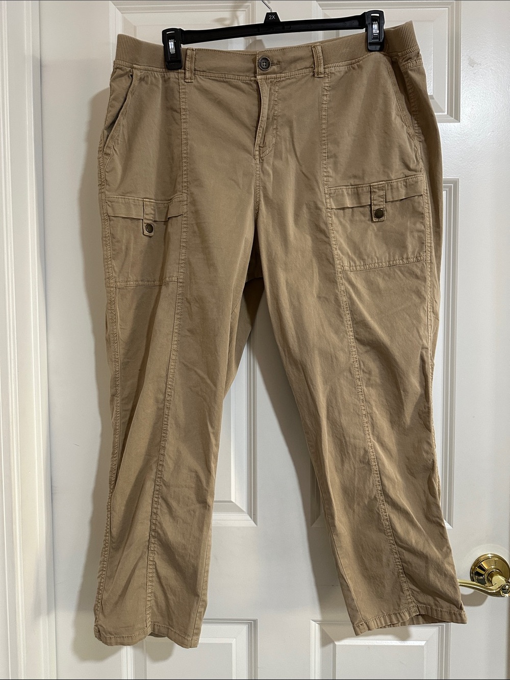 Sonoma Khaki Cargo Pants - Women’s Plus Size 18W - Like New